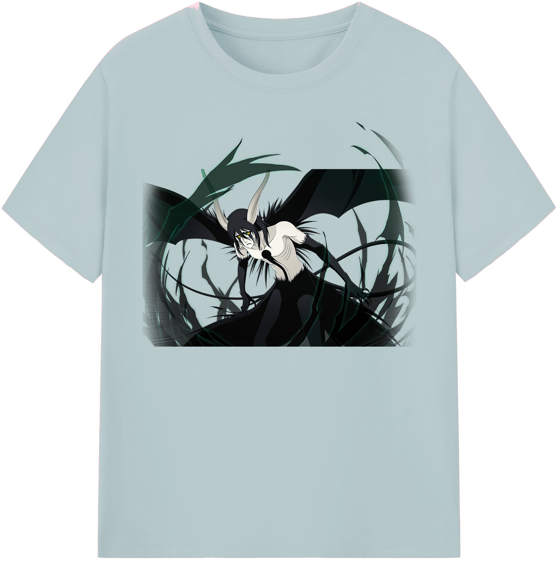 （画像用） ブリーチ ウルキオラ·シファー BLEACH Ulquiorra cifer 綿100％半袖Tシャツ（フロントプリント）